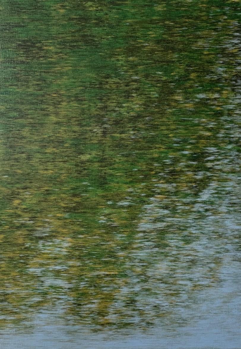 Rumore - Pittura con acrilici, Paesaggio e astratto, Greene & Greene, Artista polacco - Abstract Painting Nero di Tomek Mistak