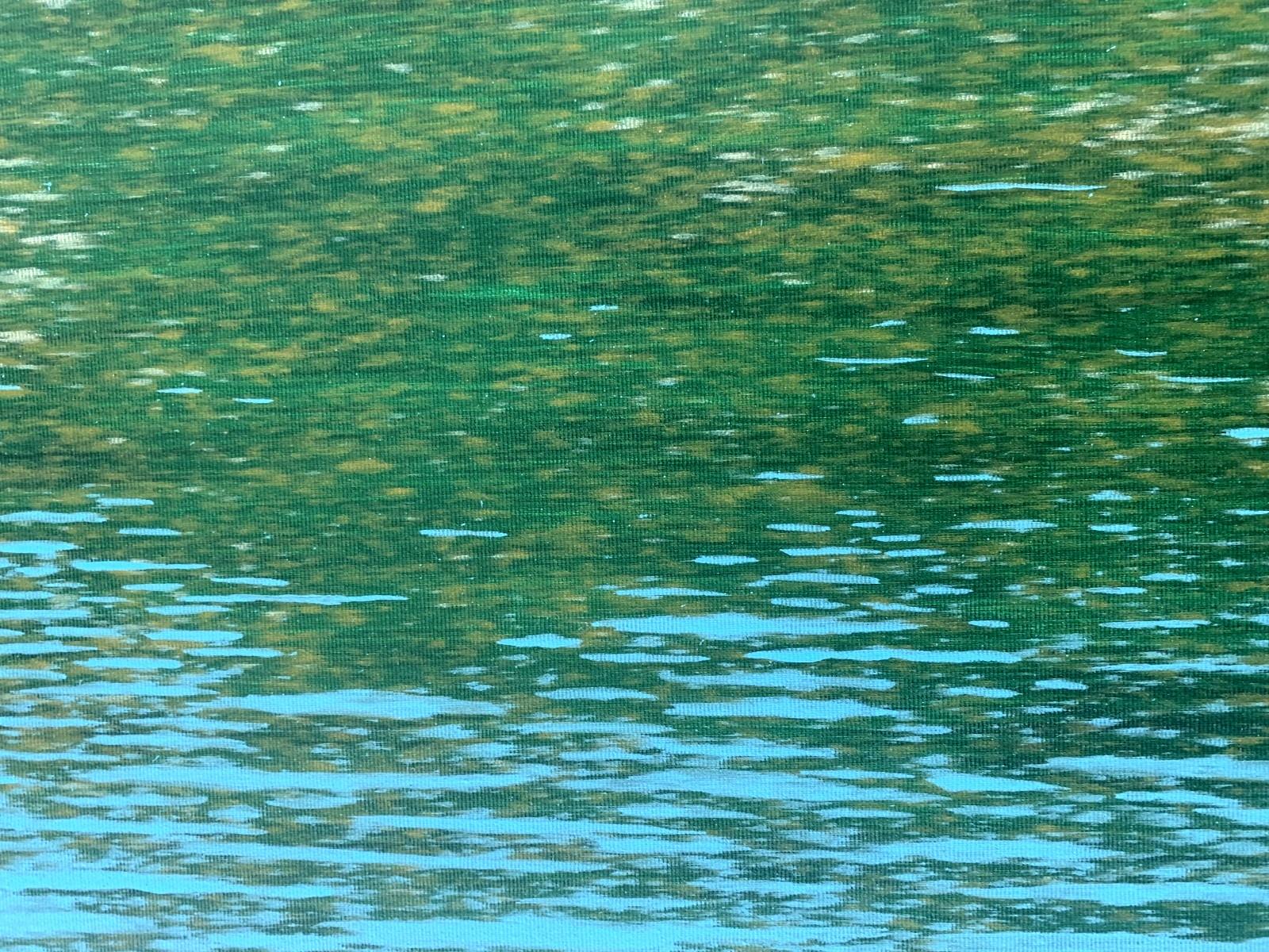 Noise. Acrylics Painting, Waterscape & Abstract, Green & blue, Polish artist For Sale 2