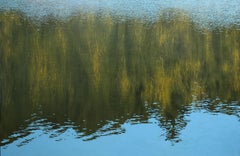 Noise. Acrylics Painting, Waterscape & Abstract, Green & blue, Polish artist