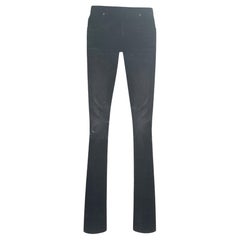 TomFord für YvesSaintLaurent RiveGauche Slim StraightLeg Schwarze FineDenim-Jeans aus feinem Denim