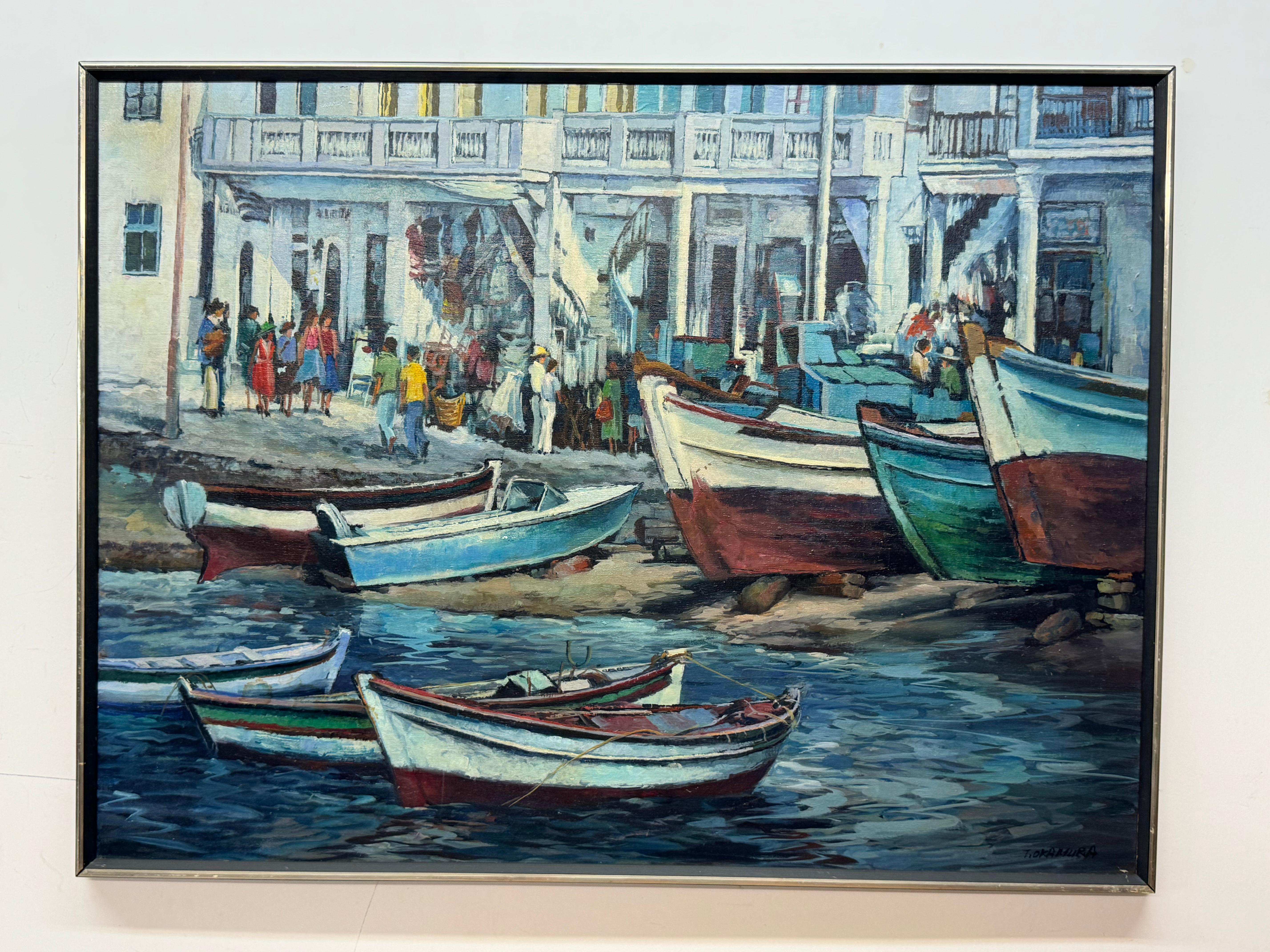 Tomiko Okamura "Greece Harbour"