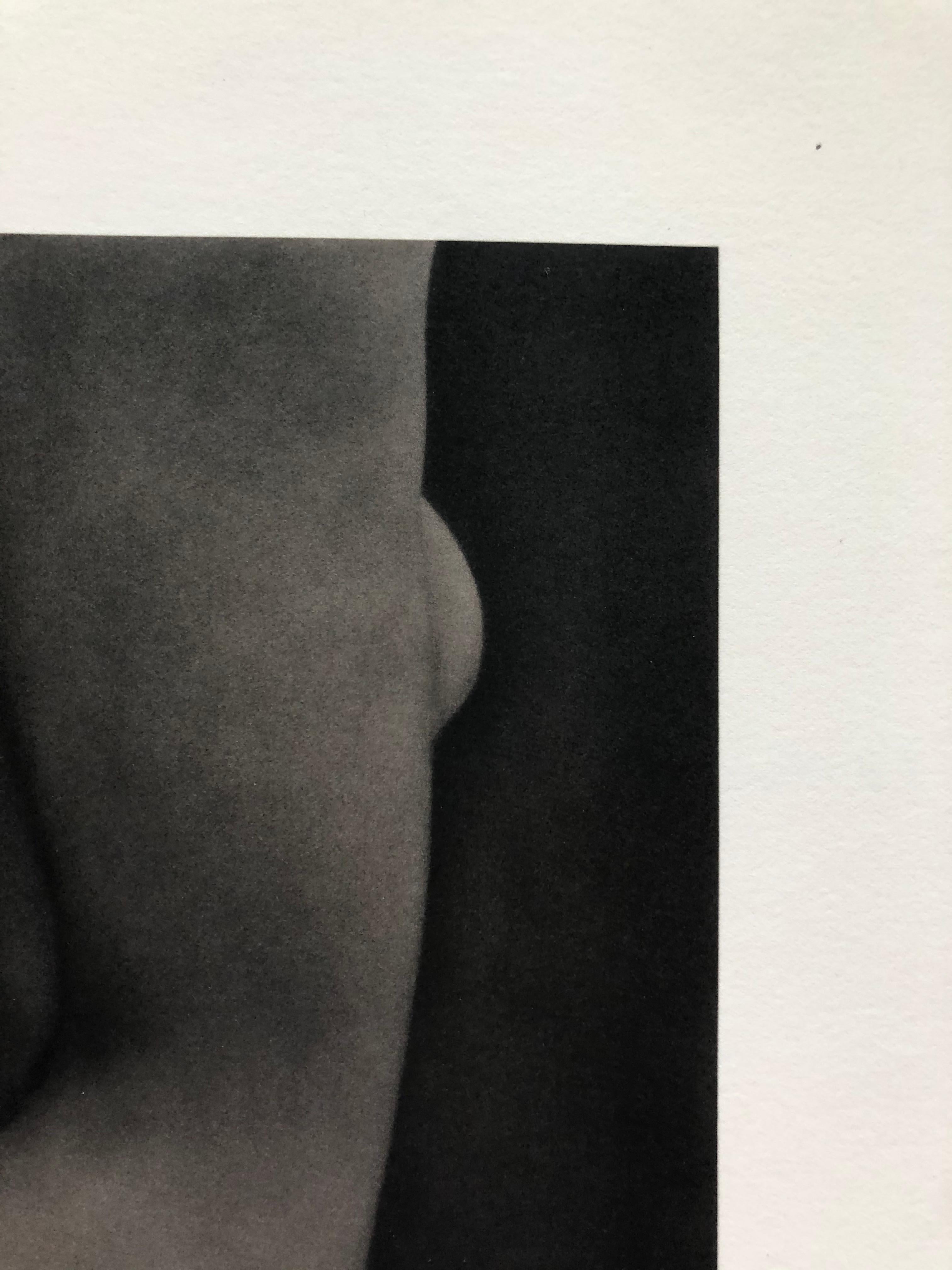 Nude #14,  Platinum Palladium print - Black Nude Photograph by Tomio Seike