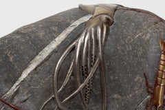 Tomizo Saratani '1949', Natural Stone with Squid and Shrimps