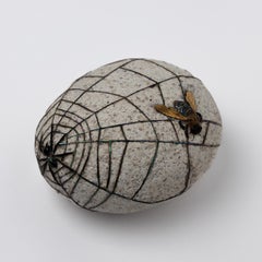 Tomizo Saratani (1949 - ) Urushi lacquer on stone