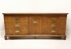 TOMLINSON 1960's Asian Inspired Triple Dresser with String Inlay