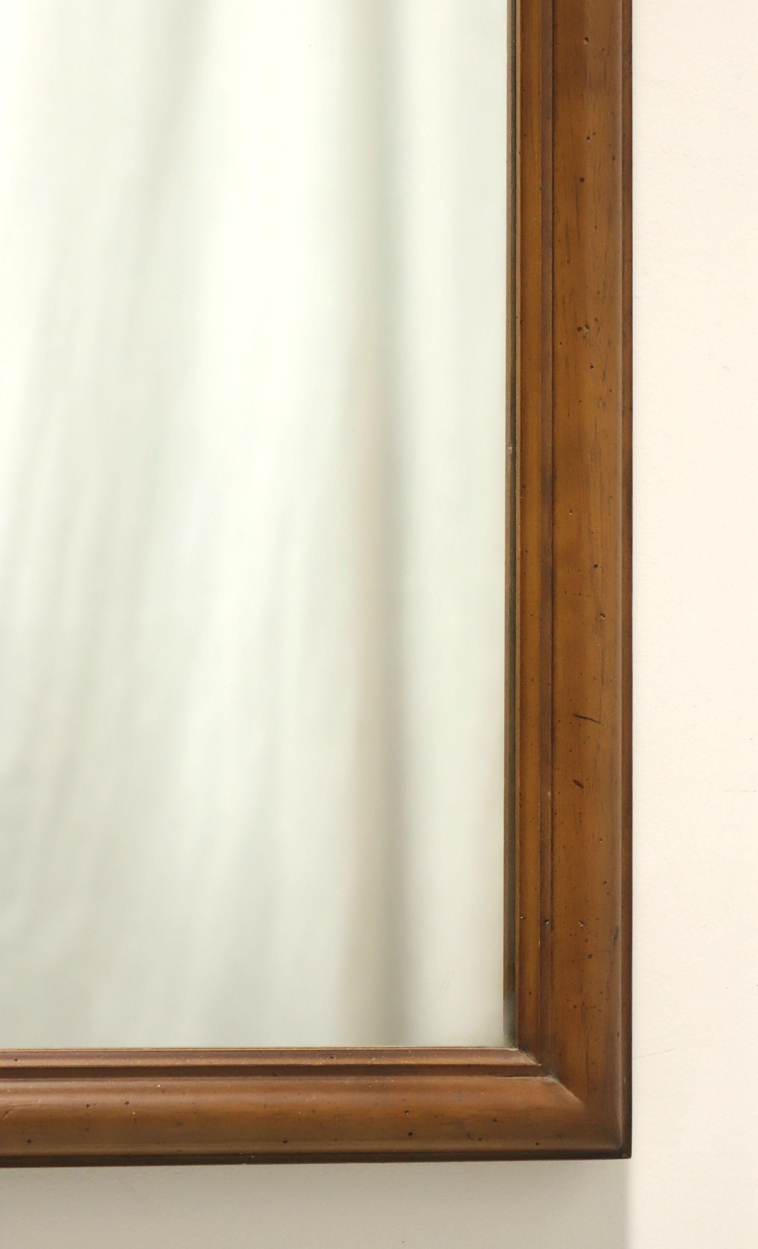 TOMLINSON 1960's Carved Walnut Scroll Regency Style Wall Mirror - A For Sale 1