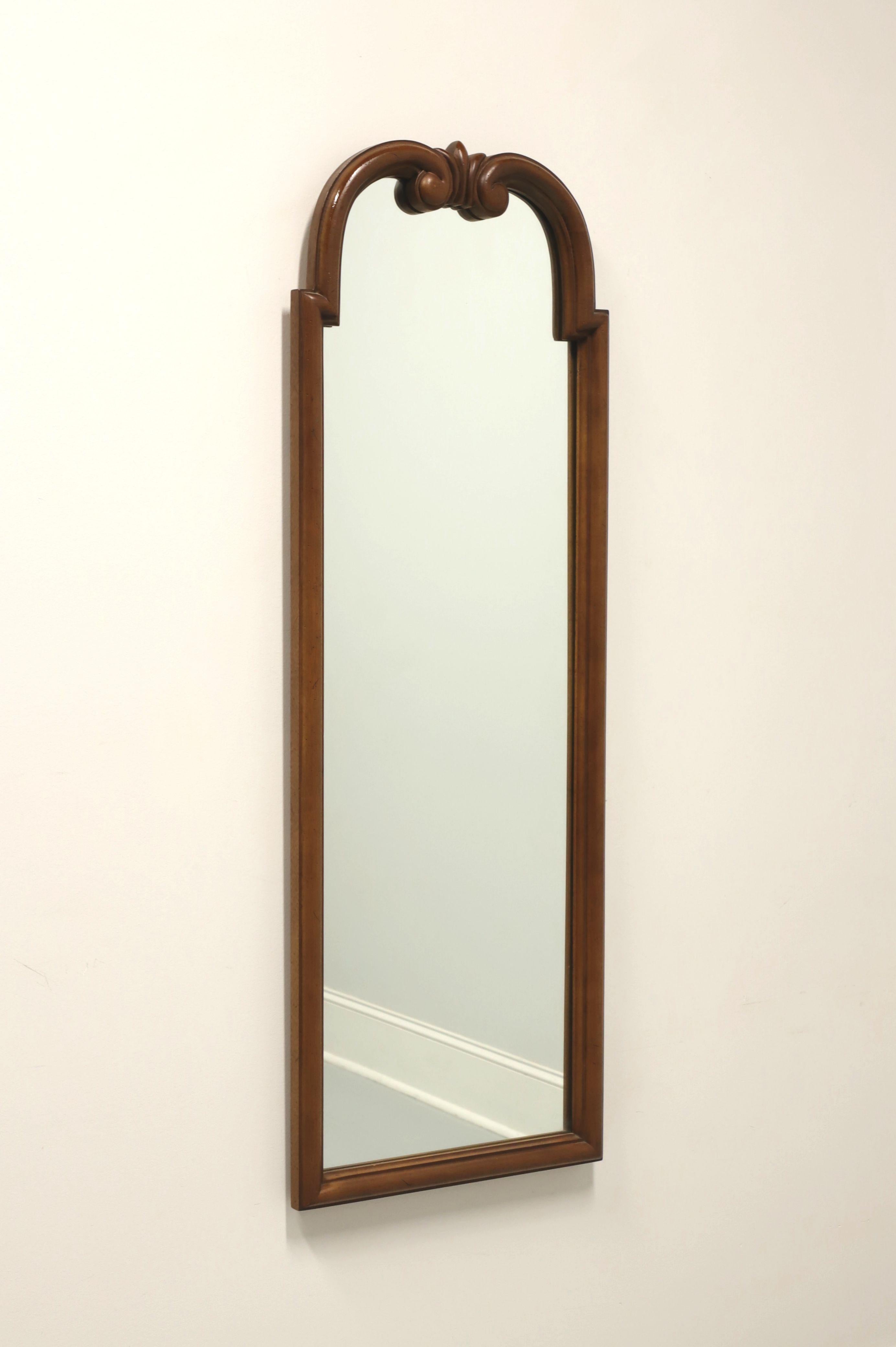 TOMLINSON 1960's Carved Walnut Scroll Regency Style Wall Mirror - A For Sale 3