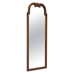 TOMLINSON 1960's Carved Walnut Scroll Regency Style Wall Mirror - A