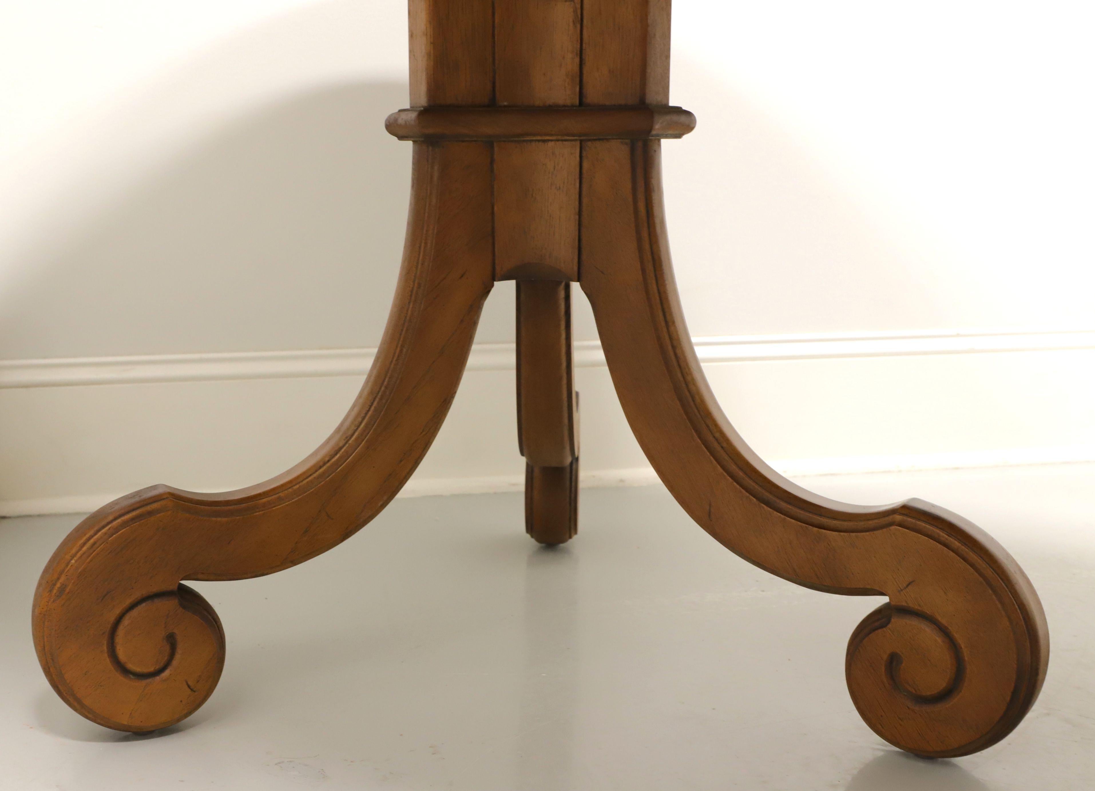 TOMLINSON 1960's Neoclassical Banded Mahogany Oval Dining Table 2