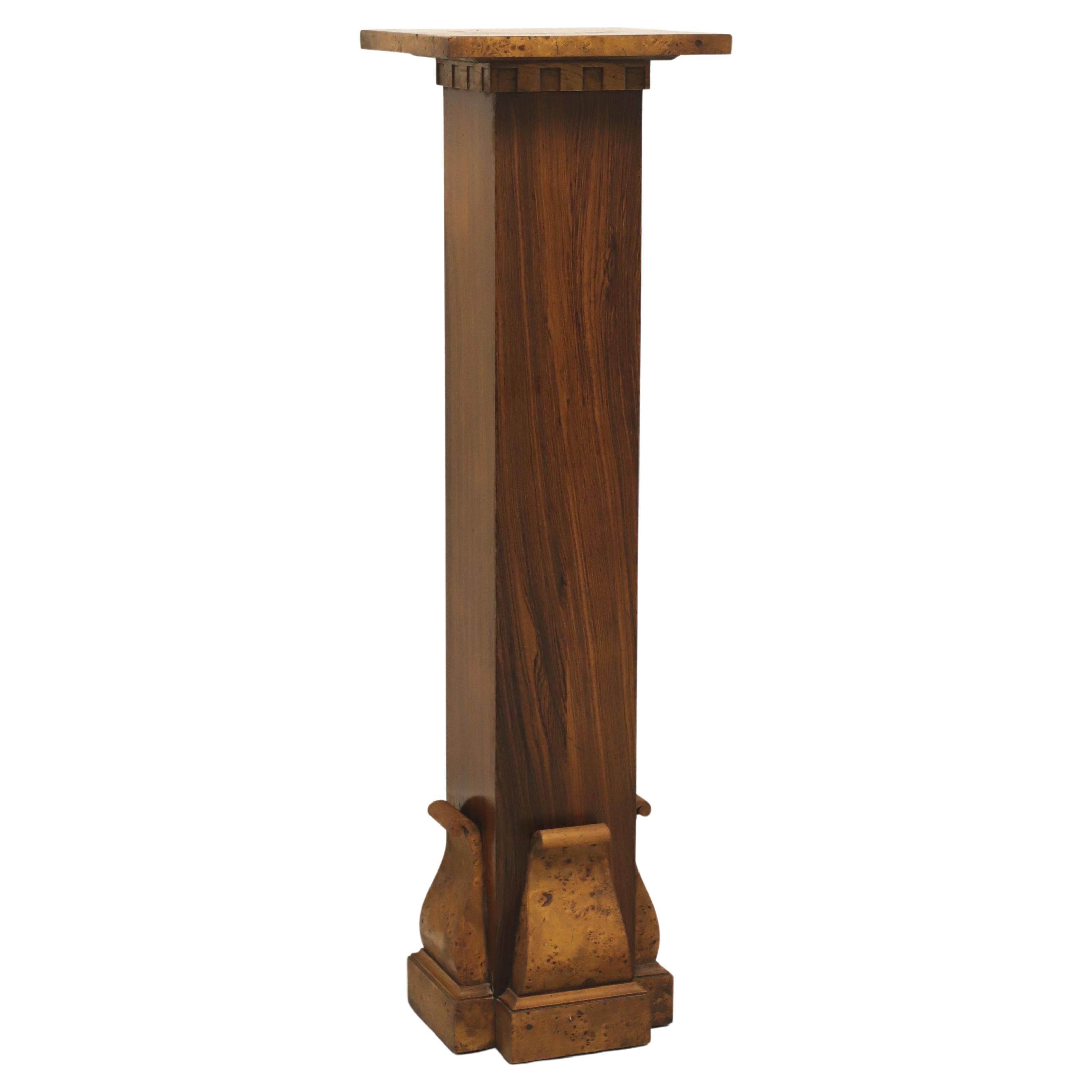 Monumental Pair of large scale iron columns/plant stands. at 1stDibs