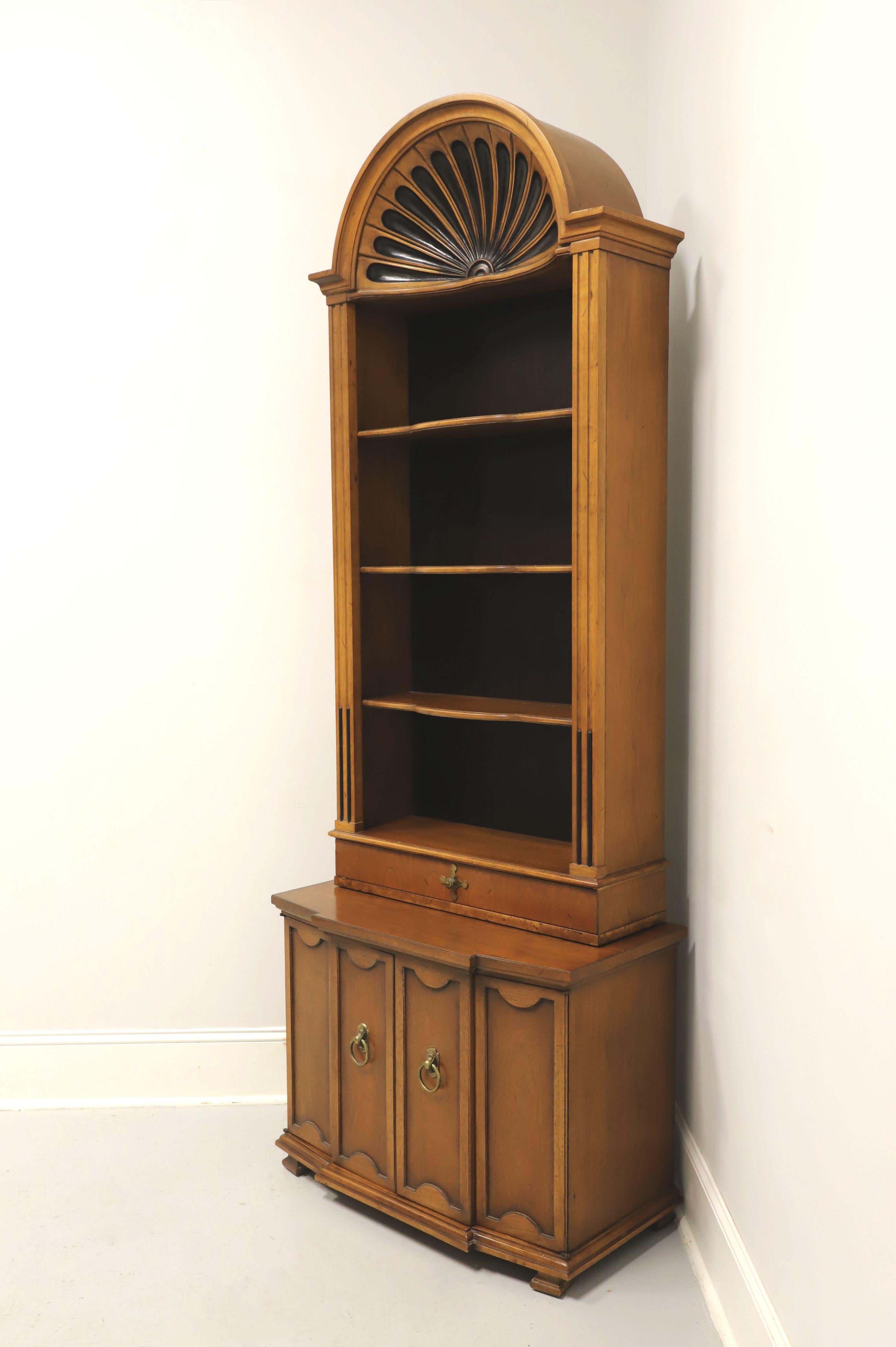 arched bookcase cabinet