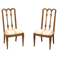TOMLINSON 1960's Neoclassical Dining Side Chairs - Pair A