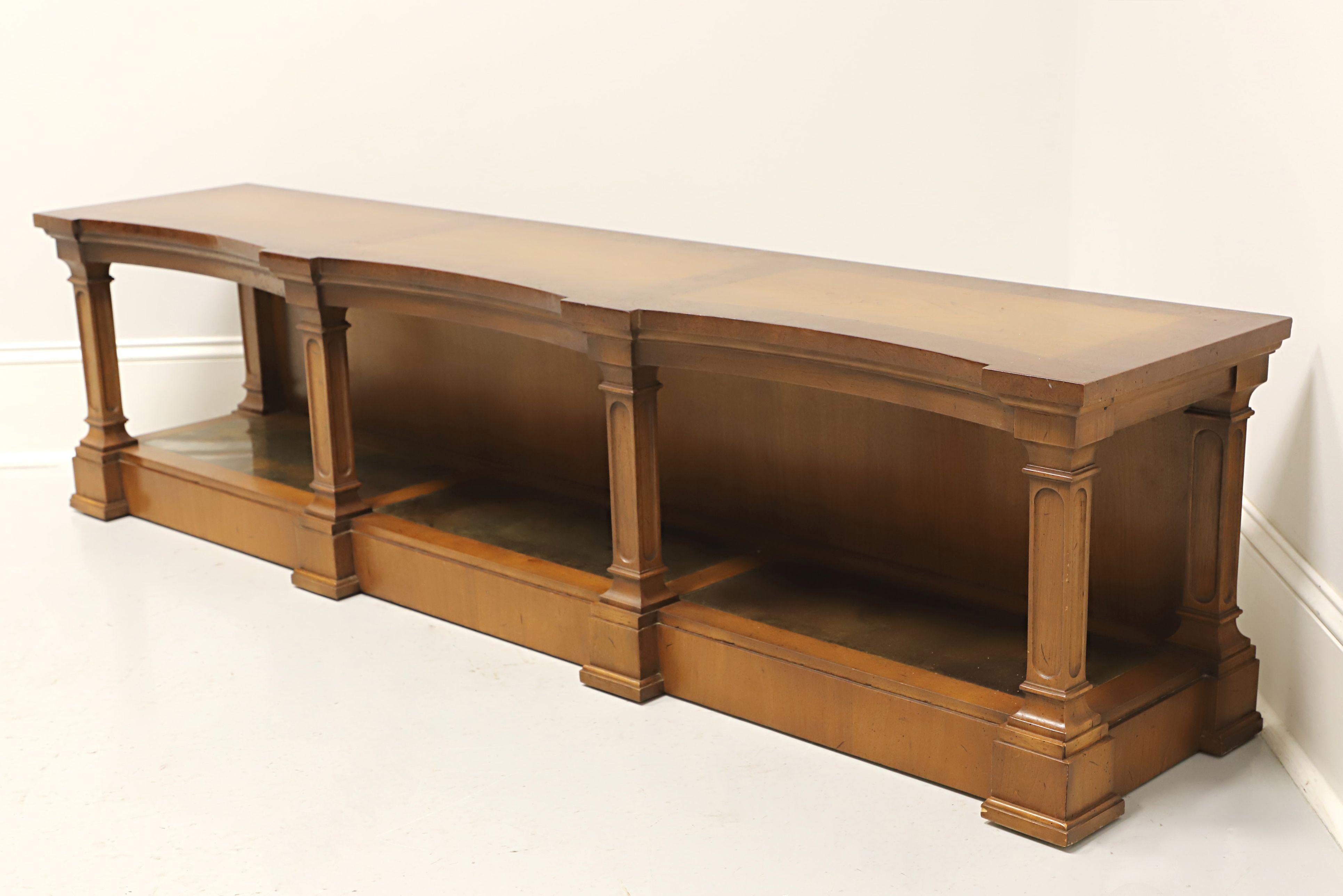 American TOMLINSON 1960's Neoclassical Low Console Table / Media Stand