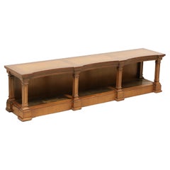 TOMLINSON 1960's Neoclassical Low Console Table / Media Stand