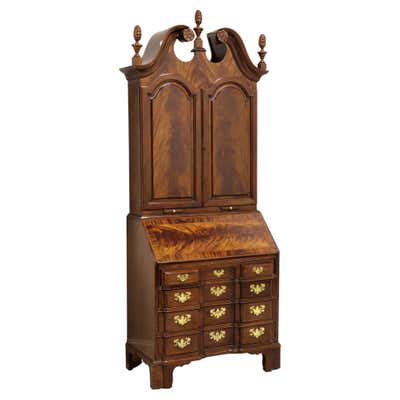A Rare Diminutive Chippendale Block Front Desk and Bookcase For Sale at ...