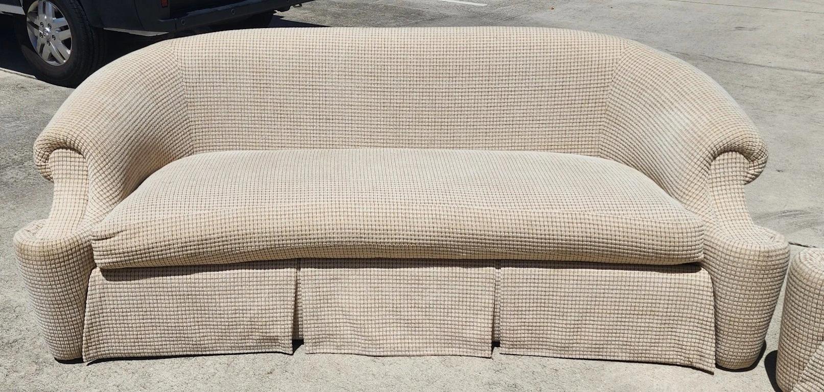 Modern Tomlinson Erwin Lambeth Sofa & Settee Suite For Sale