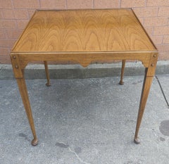 Tomlinson Furniture Co. Queen Anne Style Walnut Side Table