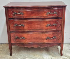 Tomlinson Furniture Mid-Century Provincial Oak Secretary Chest of Drawers