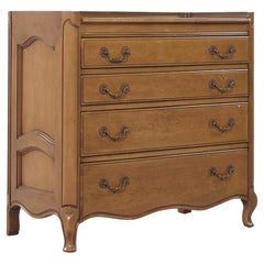 Tomlinson Louis XV French Provincial Walnut and Brass Dresser