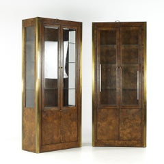 Tomlinson Mid Century Display Cabinet, Pair