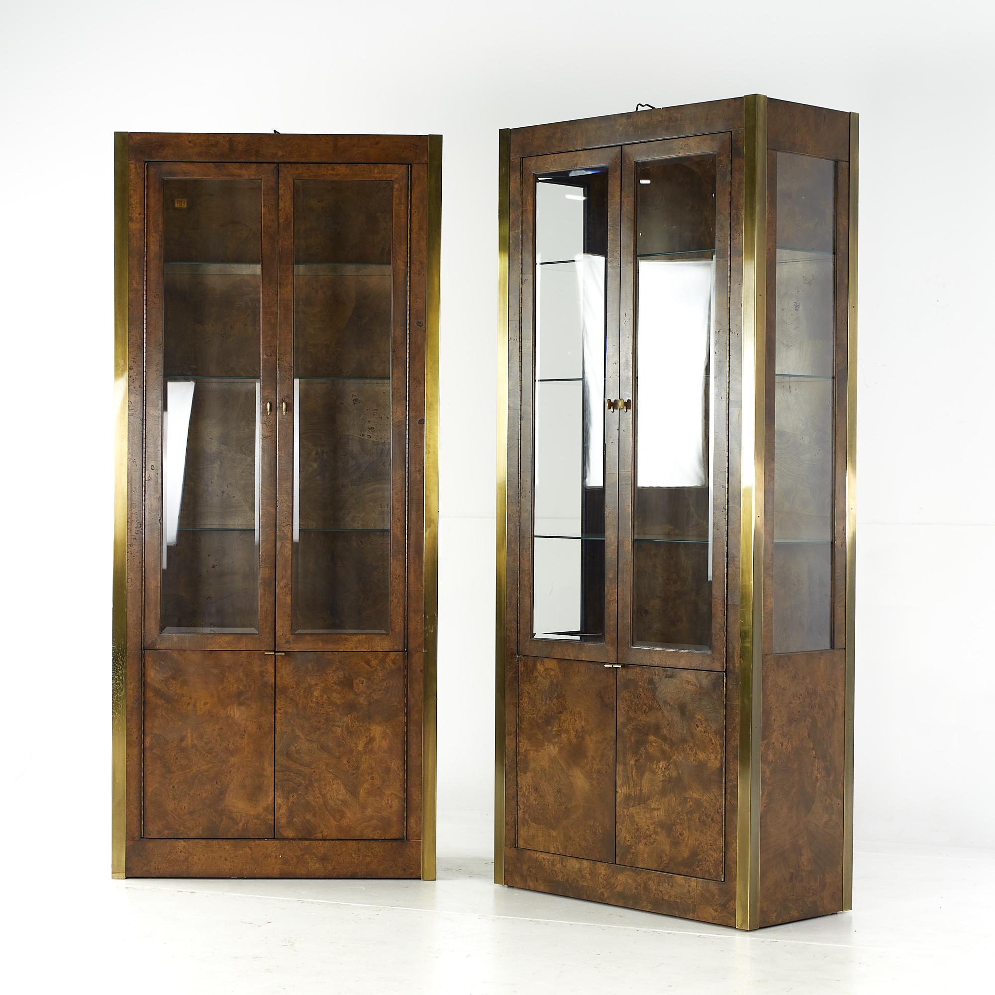 Mid-Century Modern Tomlinson Mid Century Display Cabinet, Pair For Sale