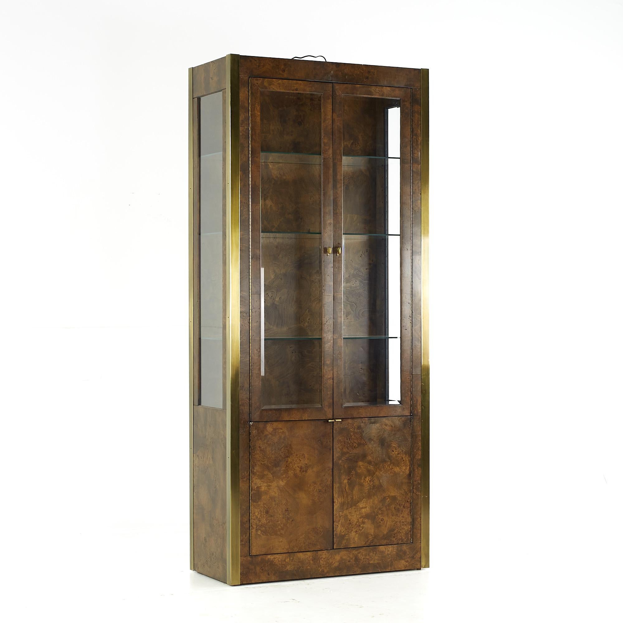 American Tomlinson Mid Century Display Cabinet, Pair For Sale