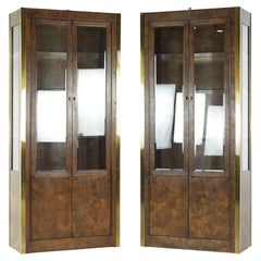 Tomlinson Mid Century Display Cabinet, Pair