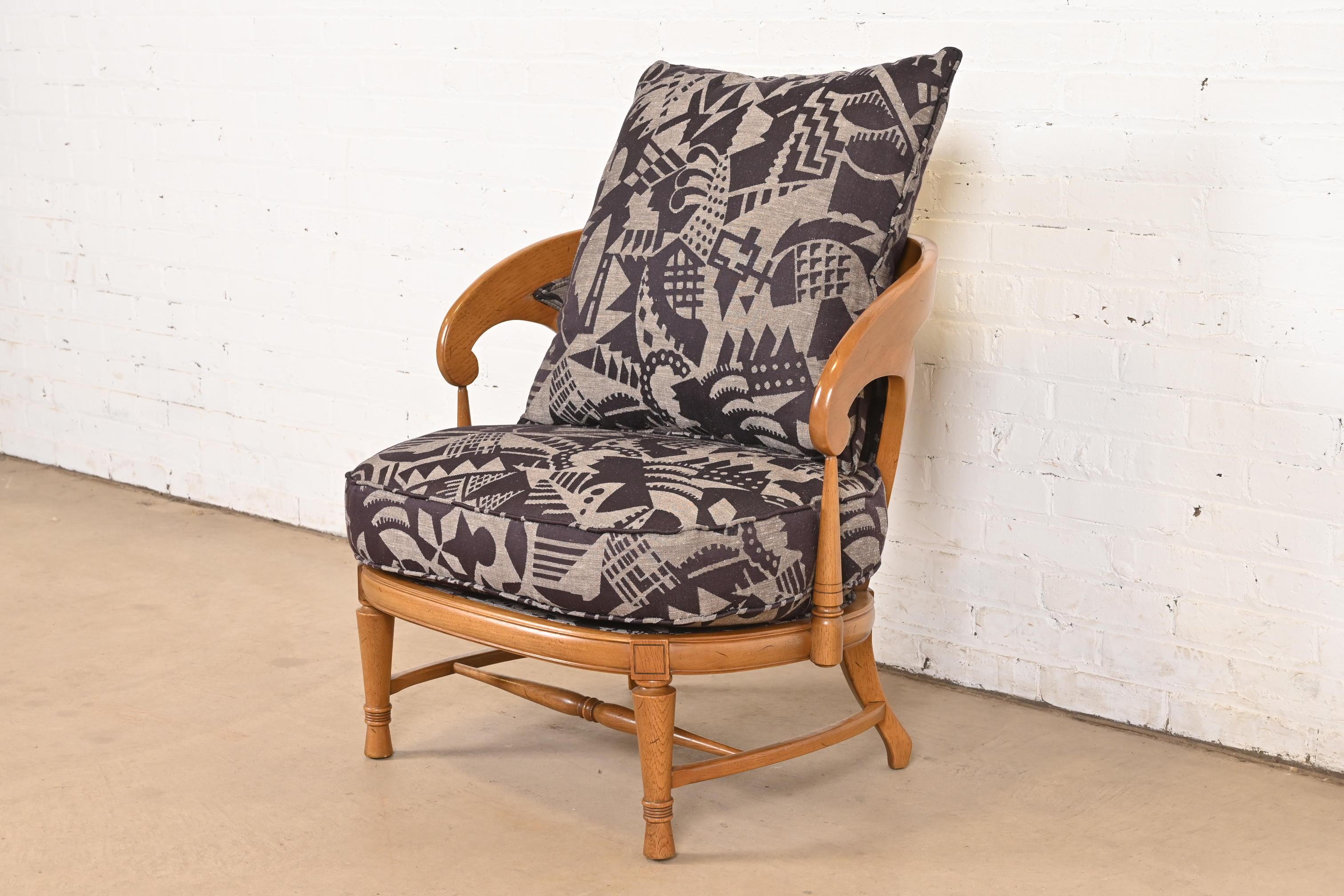 Tomlinson Moderner Clubsessel oder Loungesessel aus Nussbaumholz, 1960er Jahre im Angebot 1