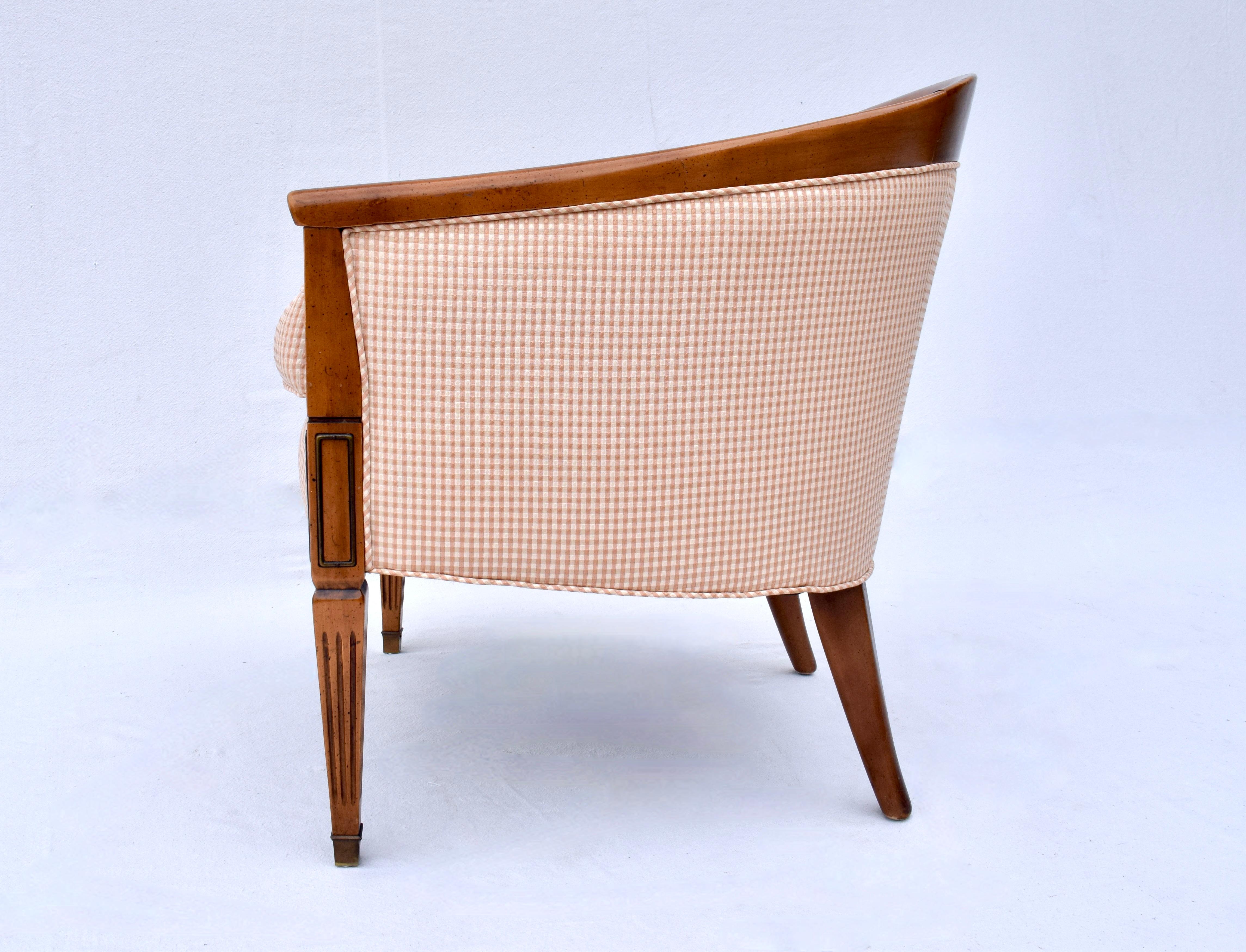 Tomlinson Pavane Occasional Barrel Chair For Sale 4