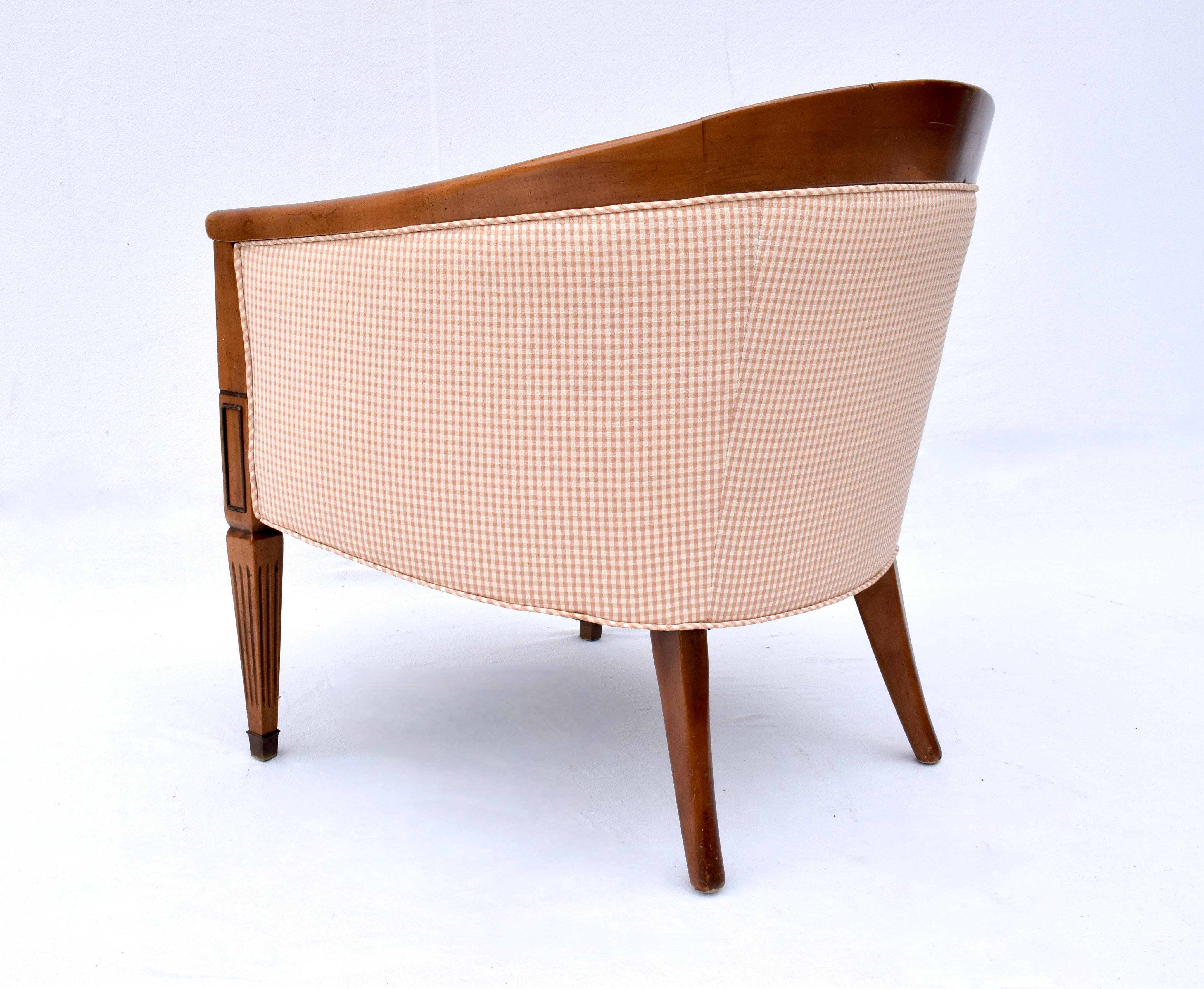Tomlinson Pavane Occasional Barrel Chair For Sale 2