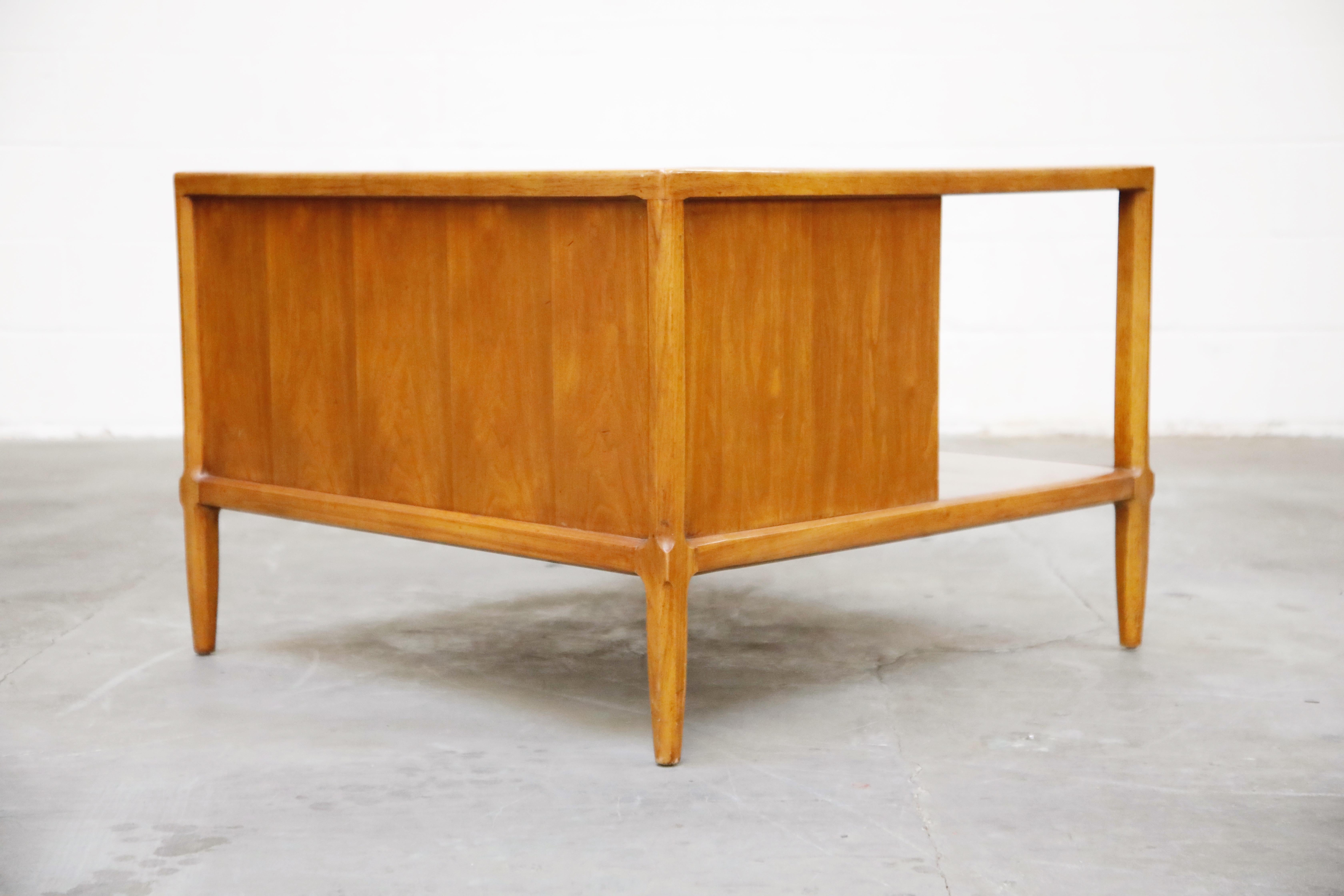 Tomlinson Sophisticate Cocktail Bar and Storage Coffee Table, 1950s, Signed 7