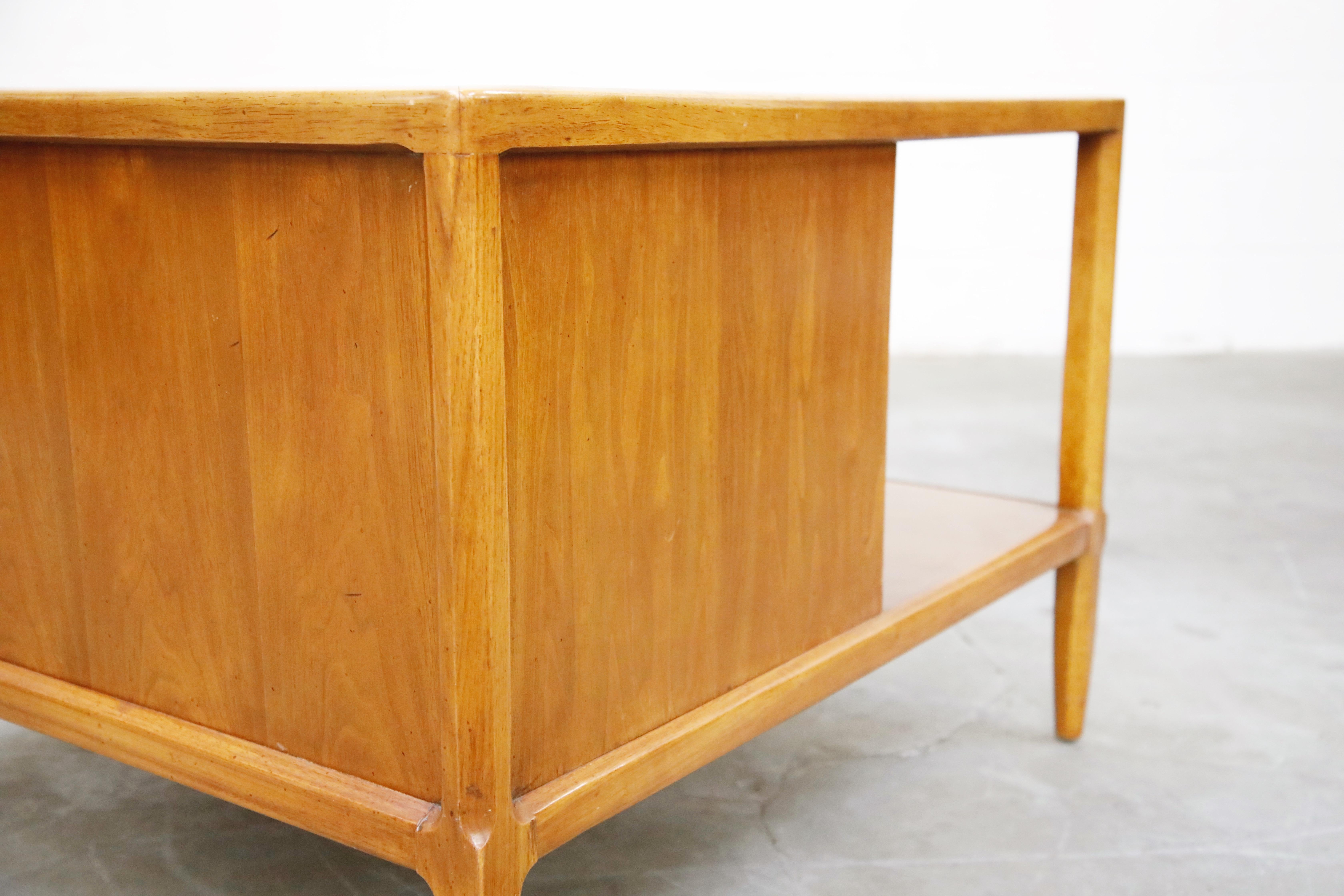 Tomlinson Sophisticate Cocktail Bar and Storage Coffee Table, 1950s, Signed 10