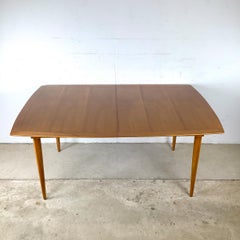 Tavolo da pranzo allungabile in stile Mid-Century della linea “Sophisticate” di Tomlinson, con due prolunghe