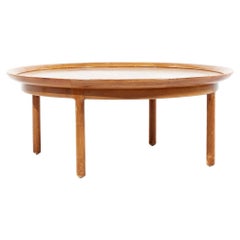Tomlinson Sophisticate Mid Century Round Walnut Coffee Table
