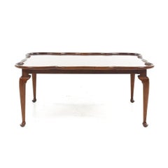 Tomlinson Sophisticate Mid Century Walnut and Burlwood Coffee Table