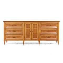 Tomlinson Sophisticate Mid Century Walnut Lowboy Dresser