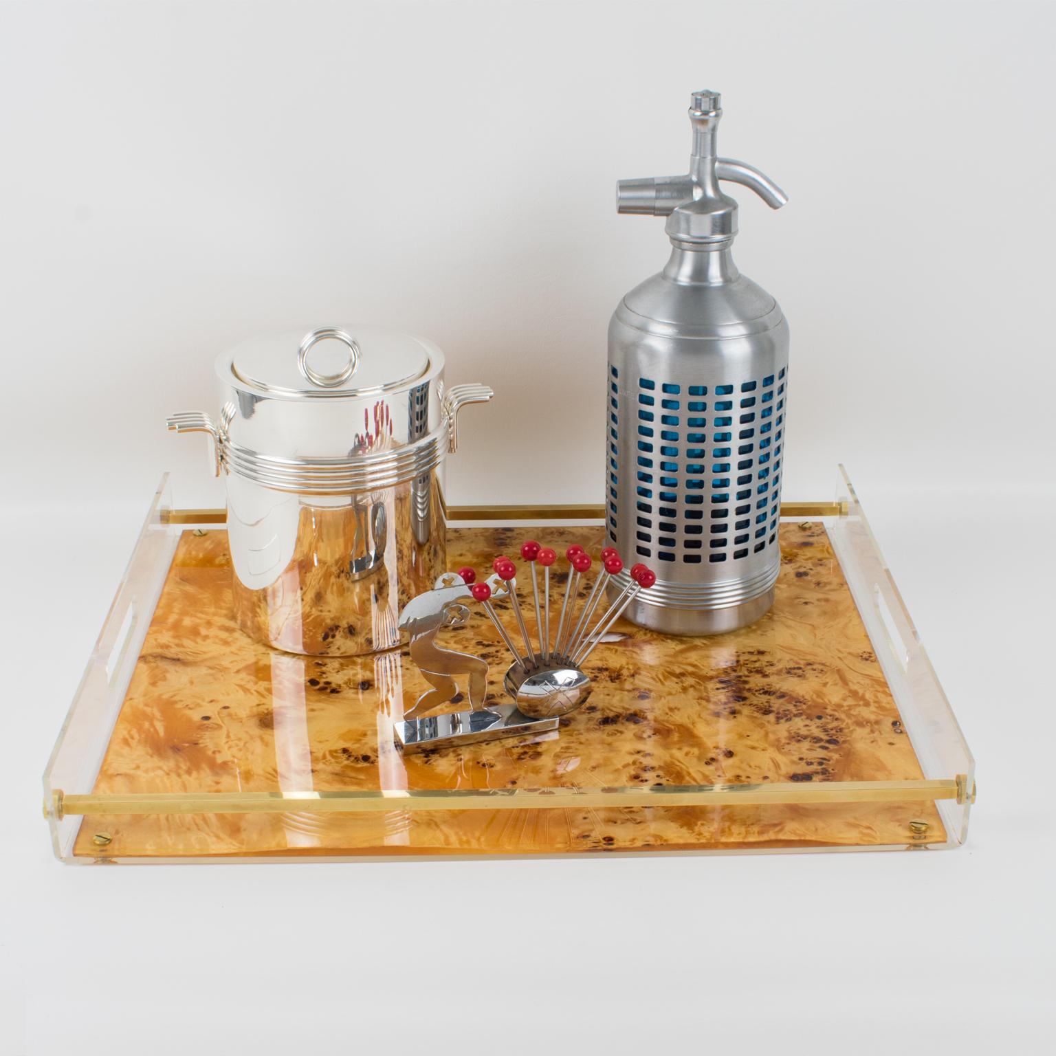 burl tray