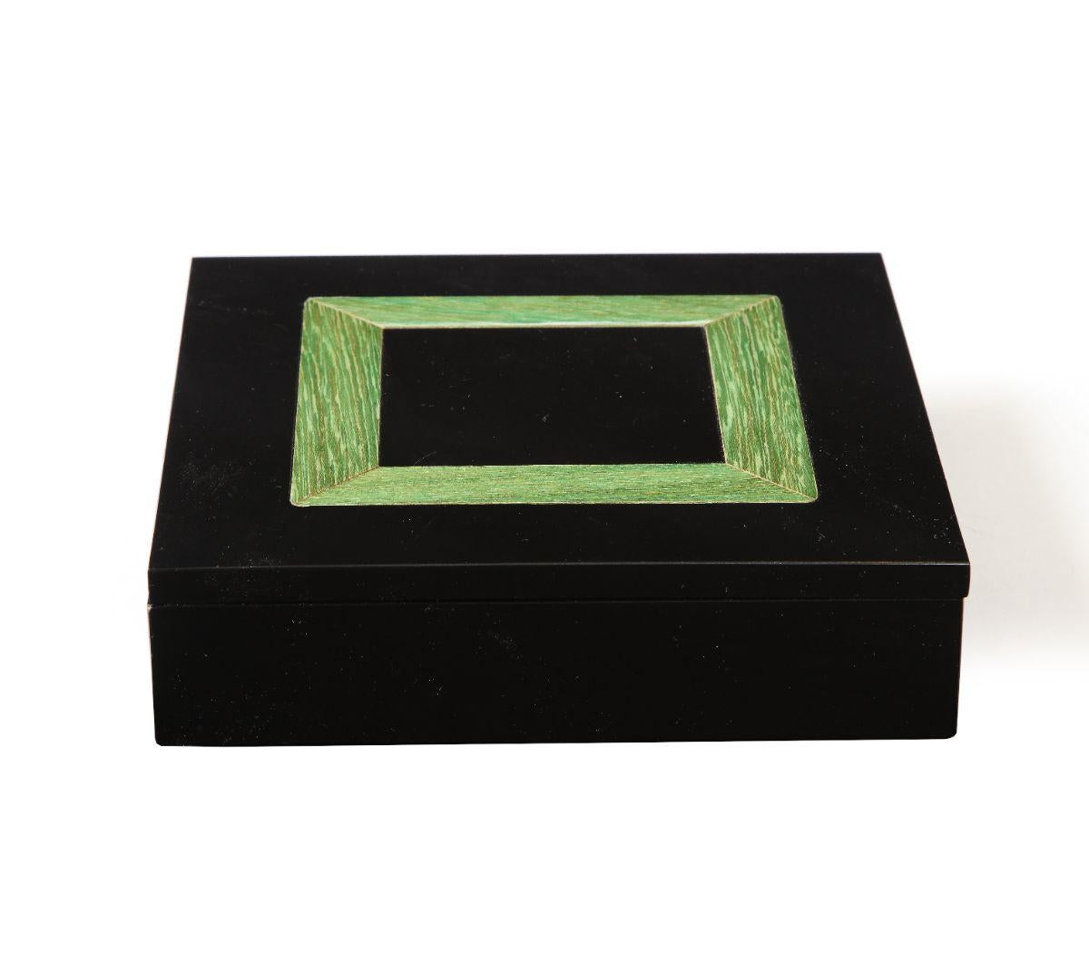 Mid-Century Modern Tommaso Barbari Lacquered Box