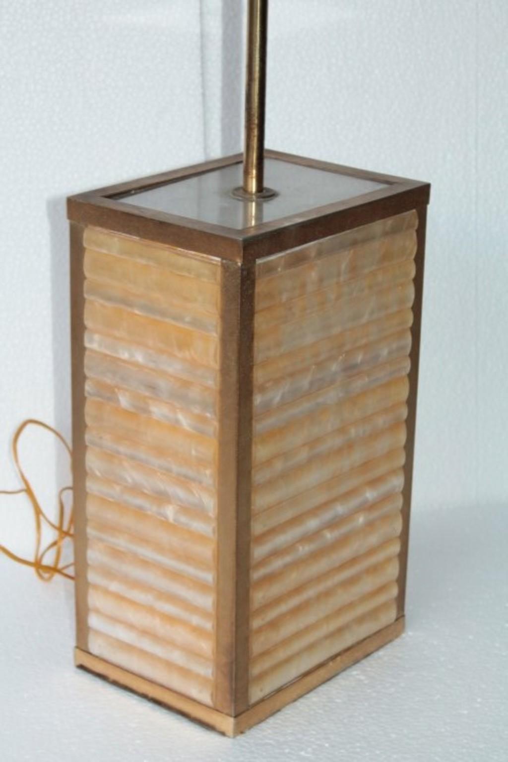 Brass Tommaso Barbi 1960s Table Lamp For Sale