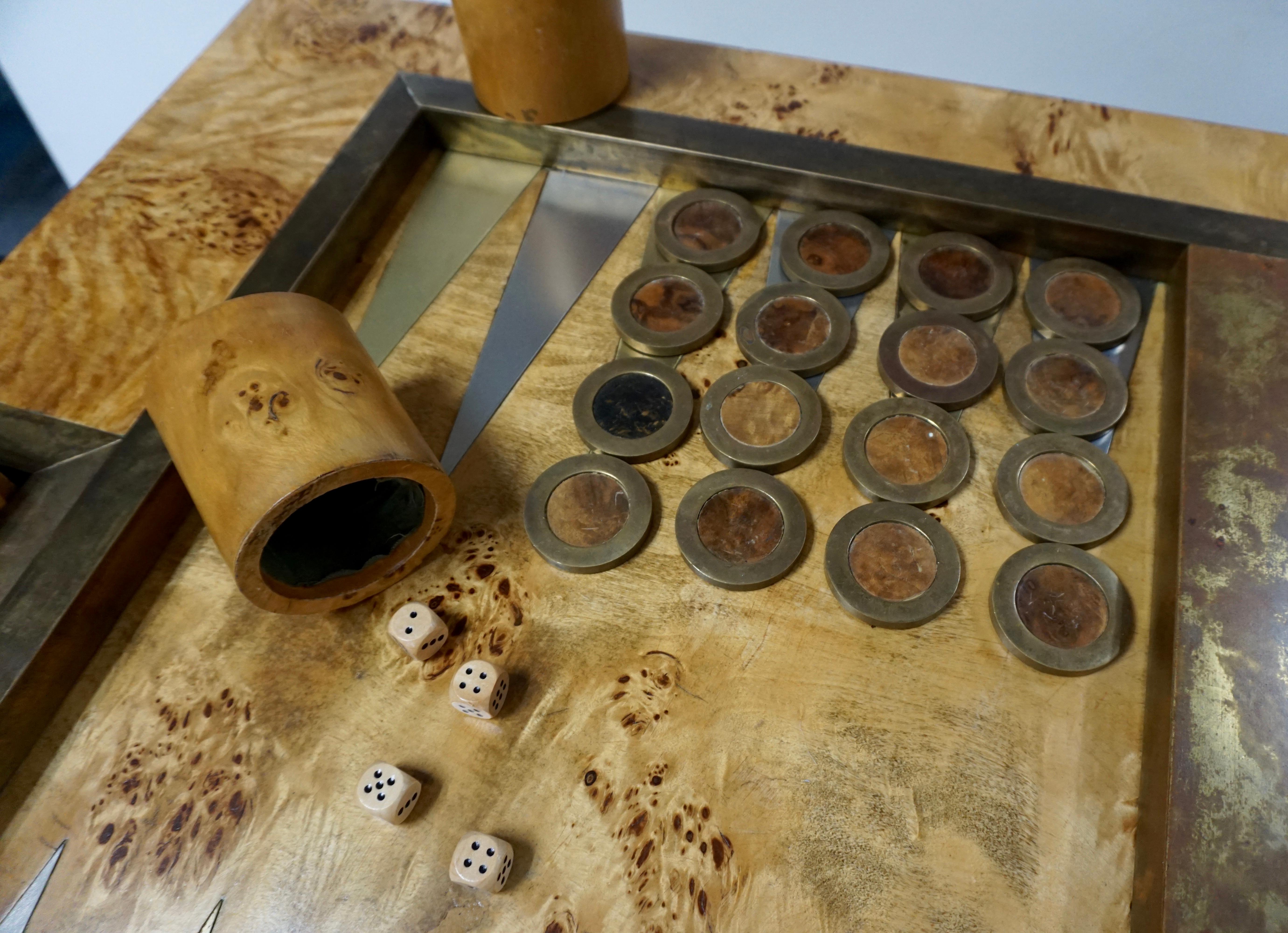 Modern Tommaso Barbi Backgammon Table