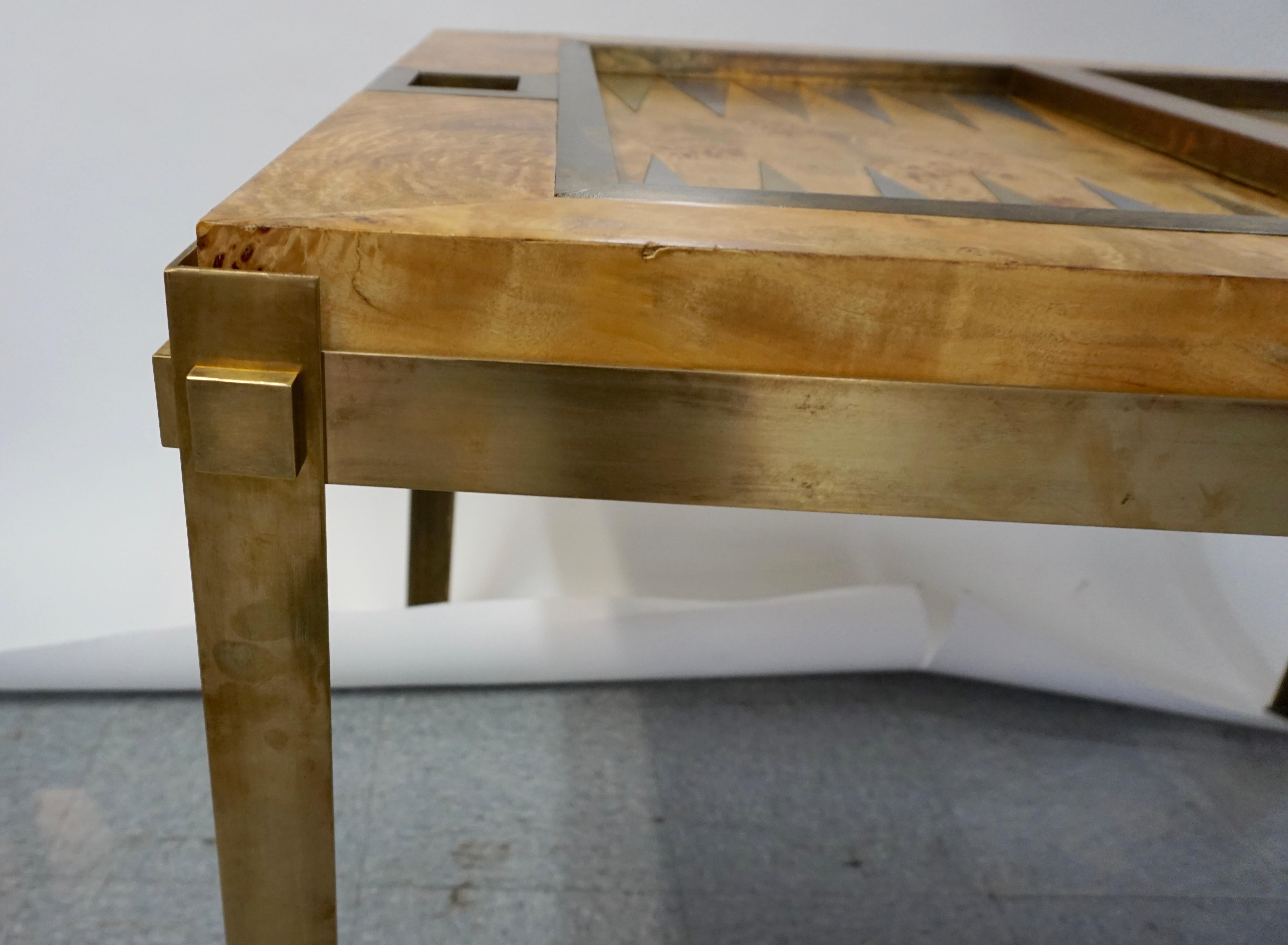 Veneer Tommaso Barbi Backgammon Table