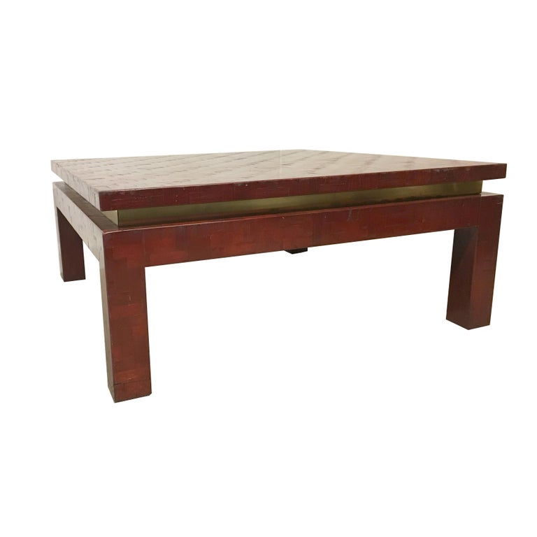 Tommaso Barbi Banana Leaf And Br Coffee Table 1970s For At Tommaso Barbi Banana Leaf And Br Coffee Table 1970s For
