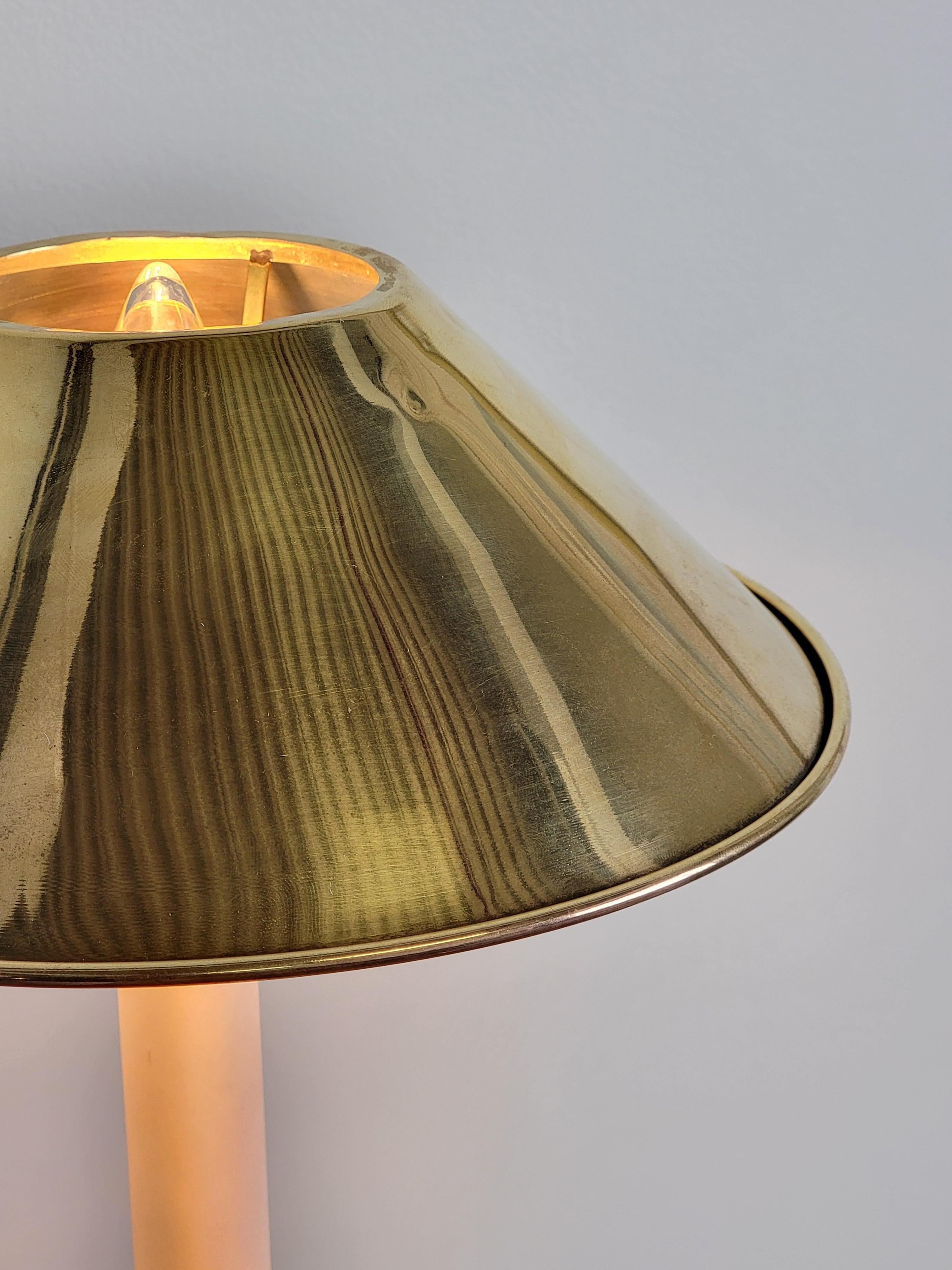 Tommaso Barbi Brass And Lacquer Table Lamp  For Sale 10