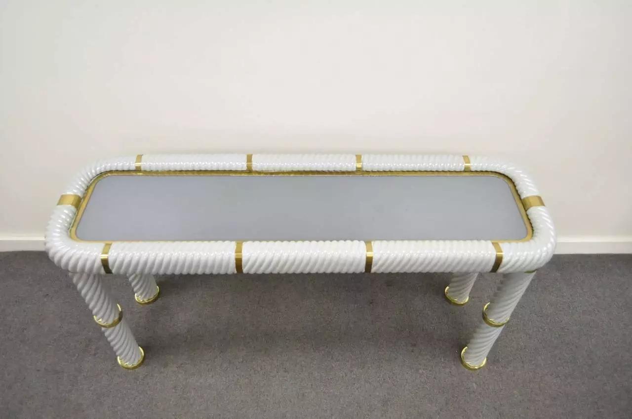 Tommaso Barbi Ceramic & Brass Spiral Gray 60