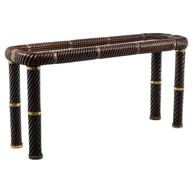 Tommaso Barbi Console, 1970s, offered by JLF Jean Luc Ferrand