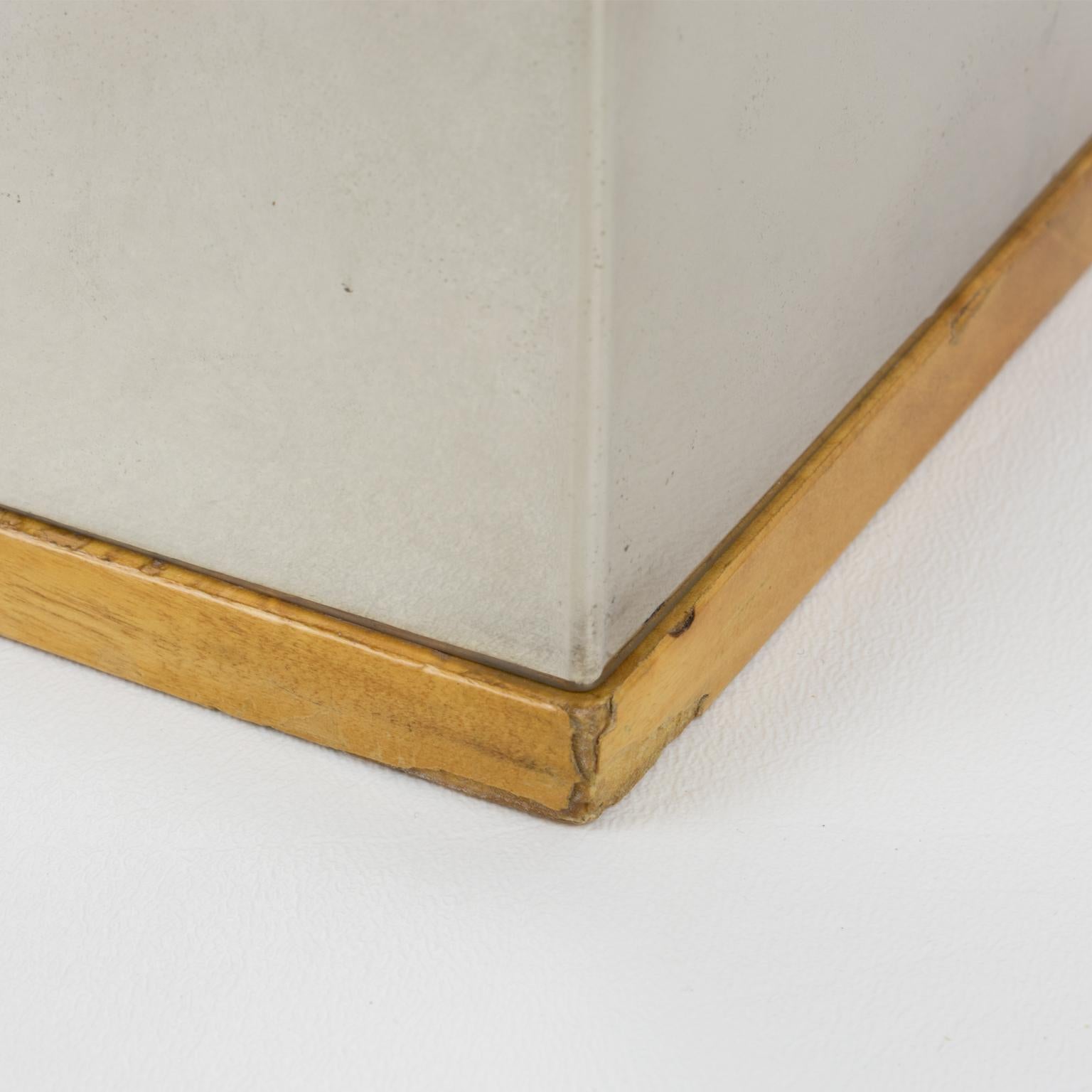 Caja modernista de madera y cromo Tommaso Barbi, hacia 1960 en venta 7