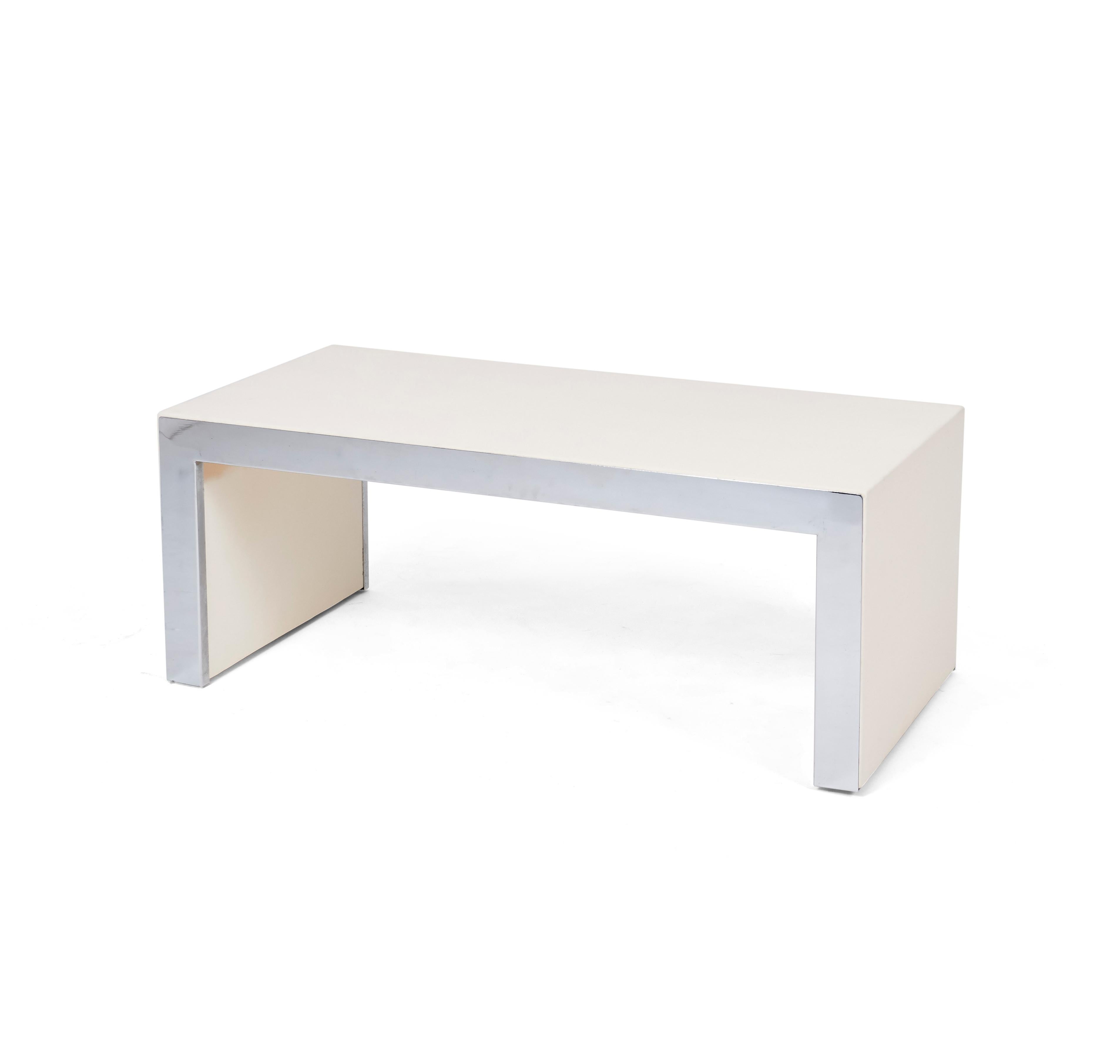 Mid-Century Modern Tommaso Barbi Coffee Table Bench, 1970 Italy