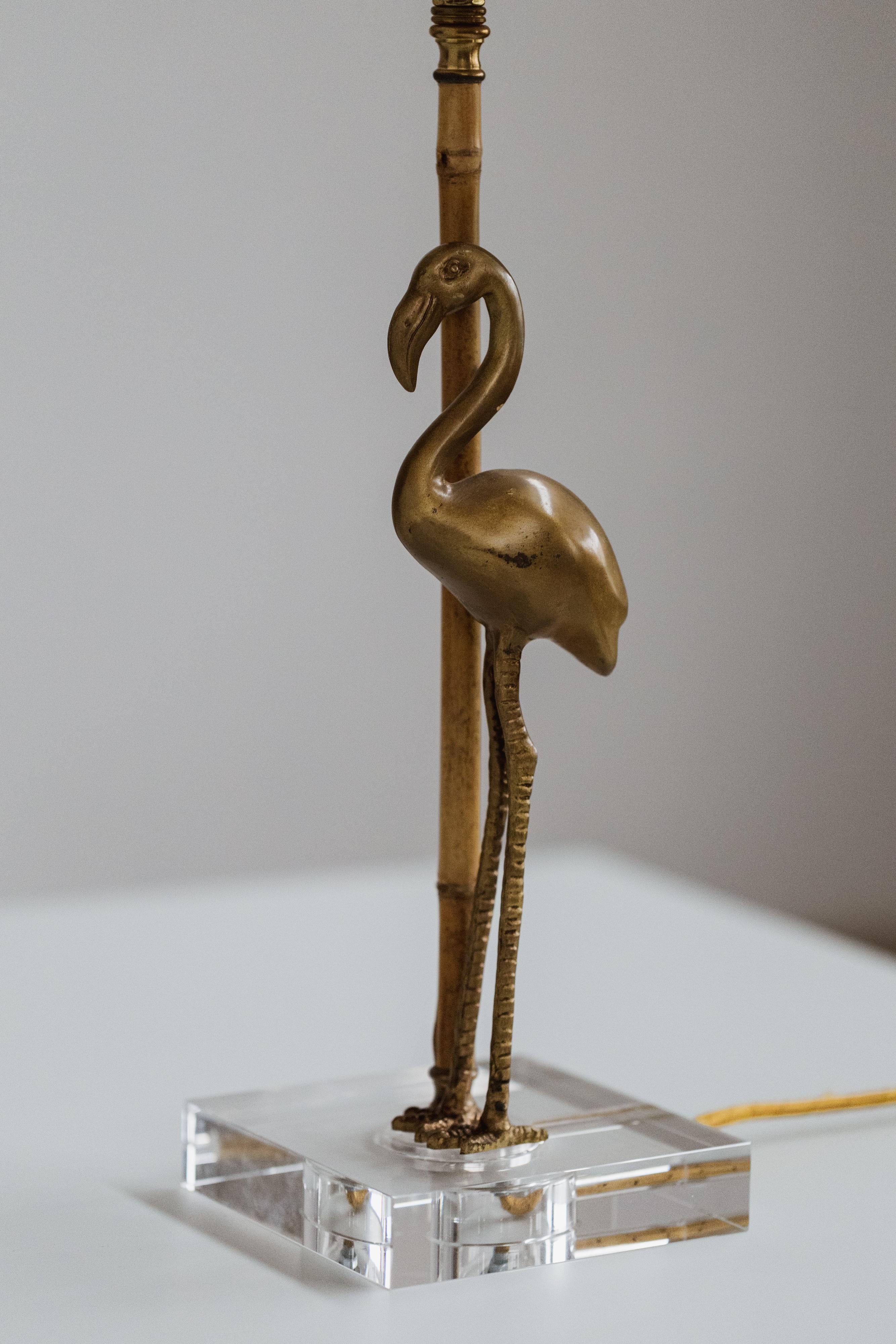 Mid-Century Modern Tommaso Barbi “Flamingo” Table Lamp, 1970 For Sale