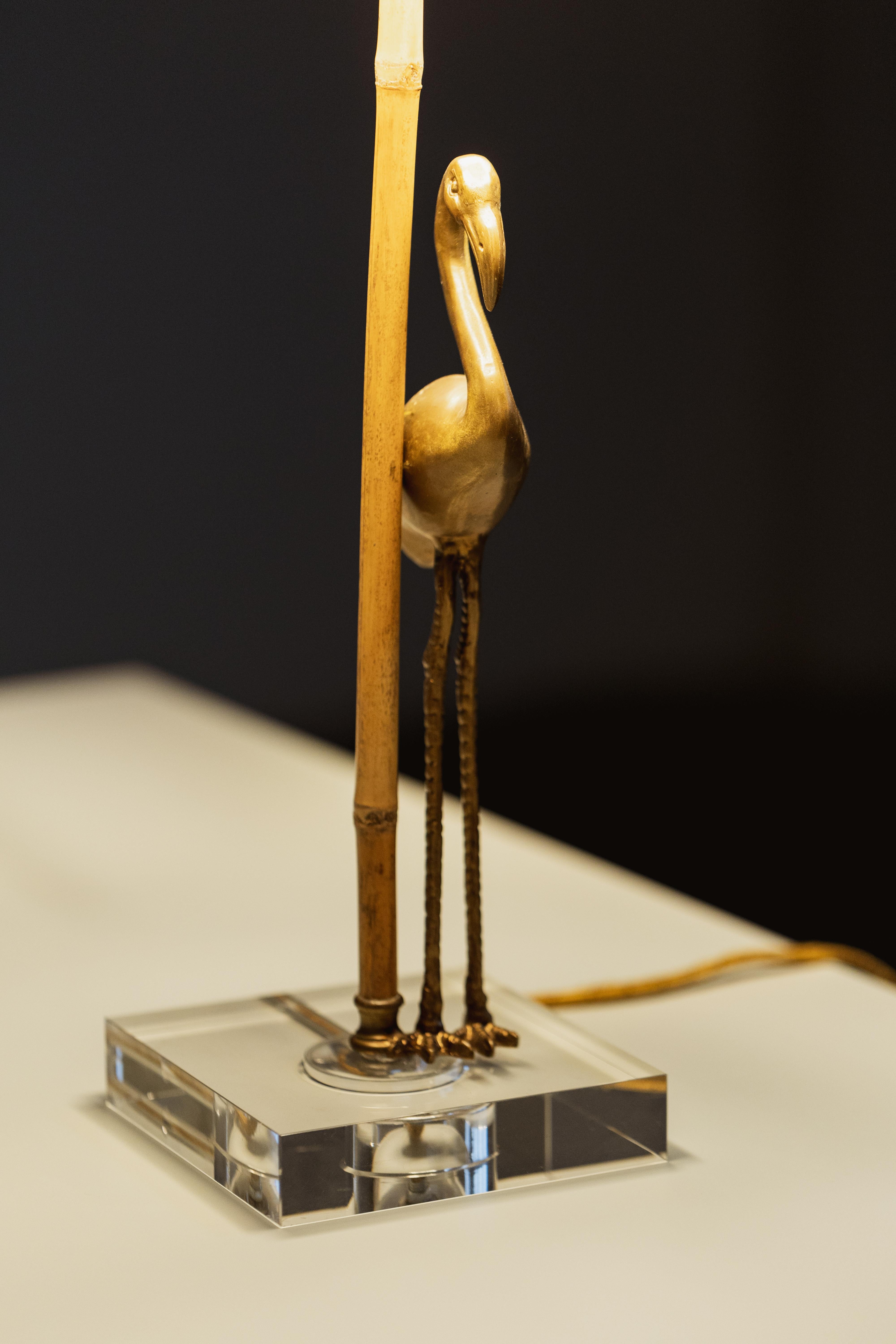 Tommaso Barbi “Flamingo” Table Lamp, 1970 For Sale 1