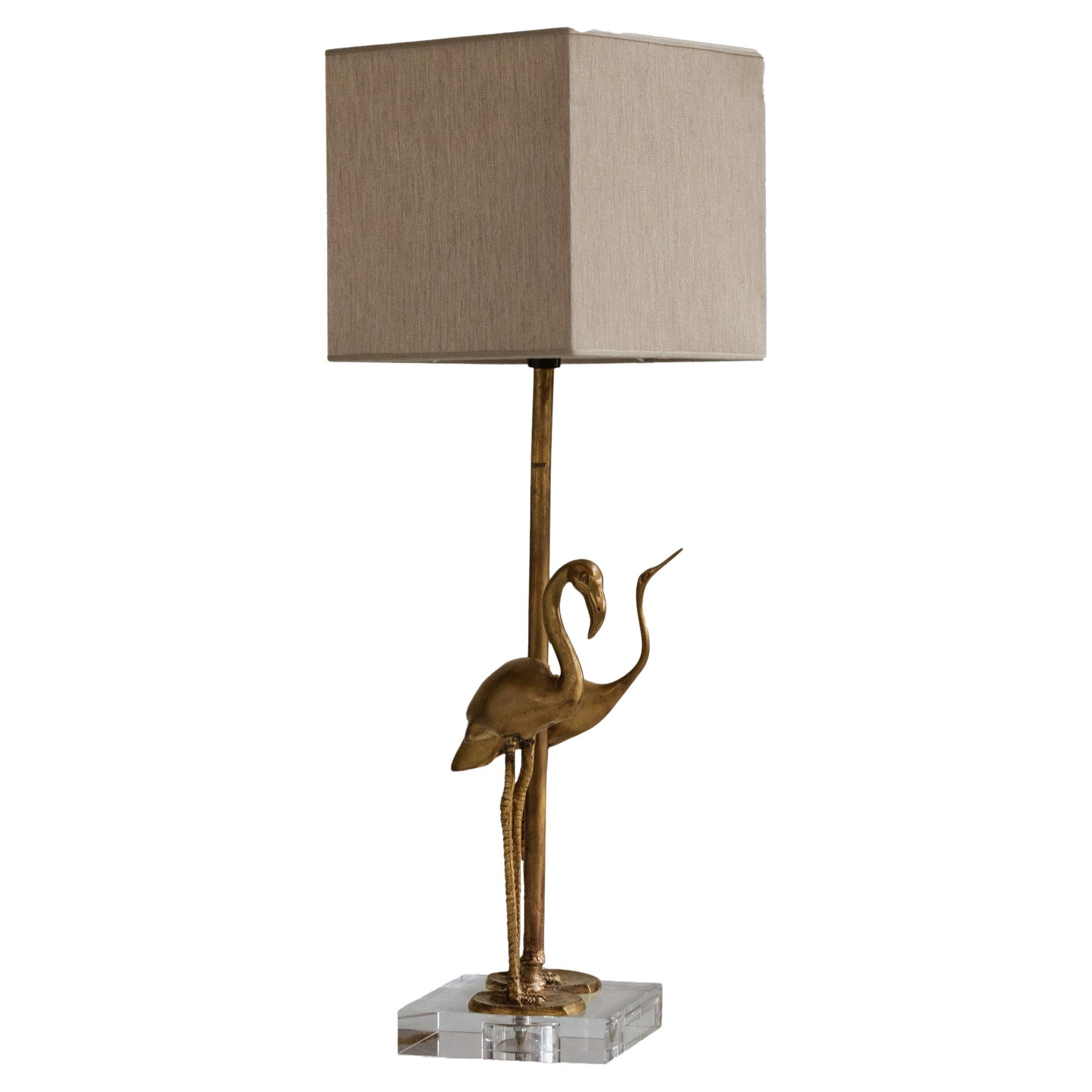 Lampada da tavolo "Flamingo" di Tommaso Barbi, 1970